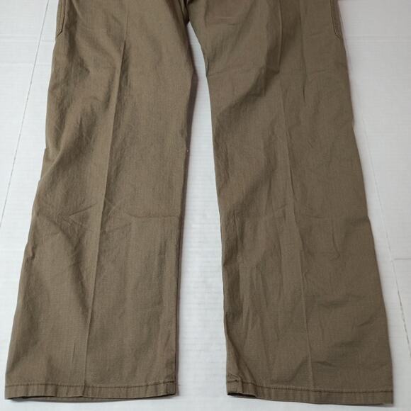 Wrangler Heritage Relaxed Fit Ripstop Cargo Pants Men's 38x34 Khaki Relaxed Fit - Picture 6 of 7